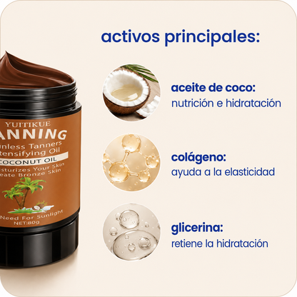 crema bronceadora - resultados desde el primer uso
