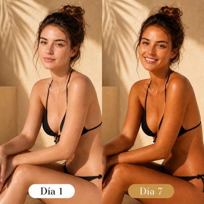 crema bronceadora - resultados desde el primer uso